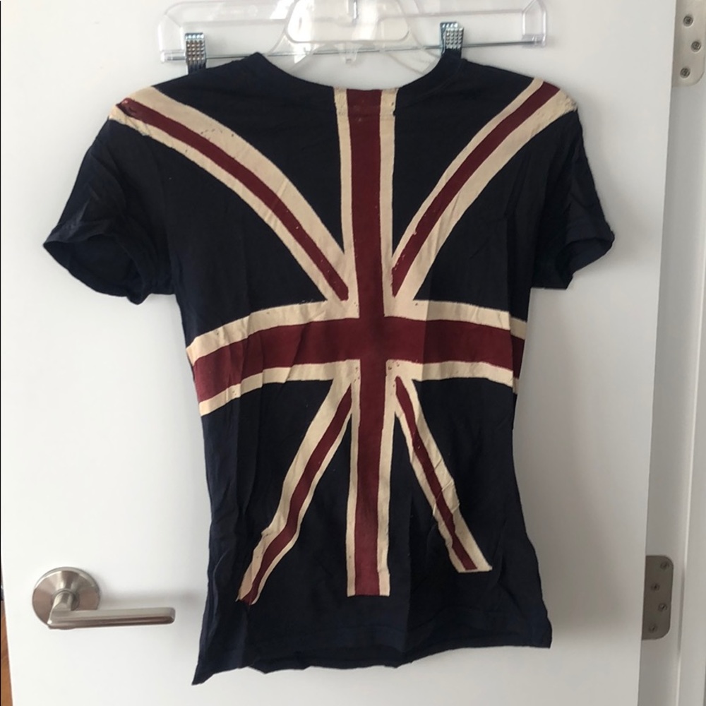 Lucky brand British flag t